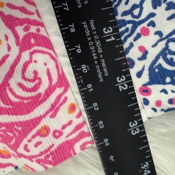 Lilly Pulitzer Delia Indigo Star Crush Print Vintage Dobby Shift Dress Size 6 - Picture 7 of 10